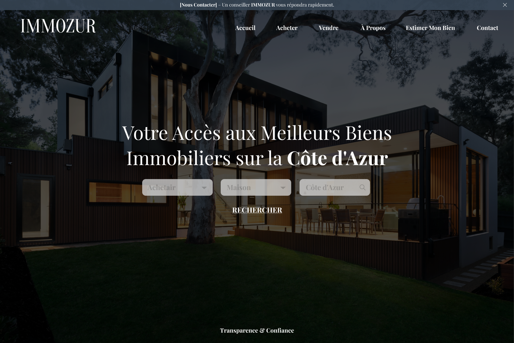 Aperçu du projet ImmoAzur